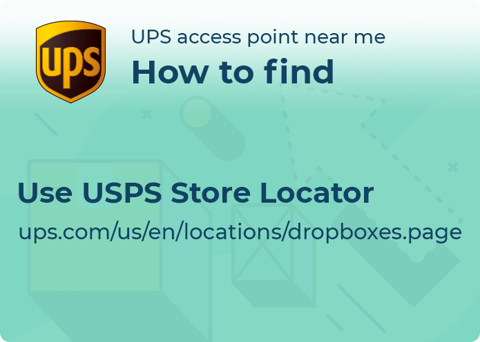 nearest ups access point to me